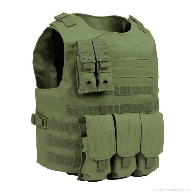 CHALECO SIXMM FSBE VERDE OD — Coletes & Rigs — Airsoft Market PT (foto 2)