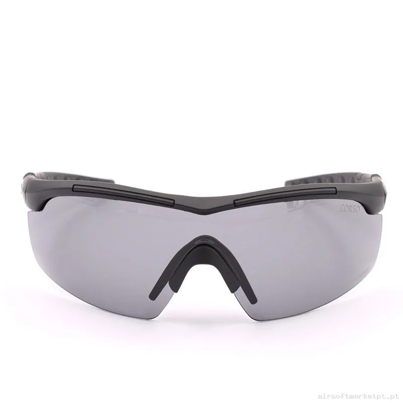 Gafa Corso Revenge Wing 3 con funda + 3 lentes intercambiables negro — Outros — Airsoft Market PT (foto 3)