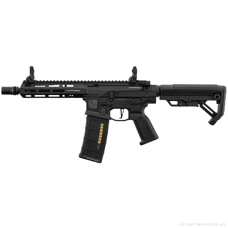 Réplica AEG M4 Bo Manufacture Diamondback Db15 Ap305 ETU 7" M-Lok Combo preta — Rifles de Assalto (AR/M4/AK) — Airsoft Market PT
