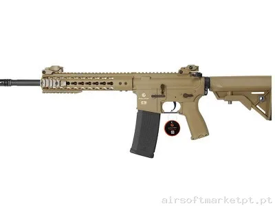 M4 Superlite Recon 14.5" Carbontech Evolution Sim Tan — Rifles de Assalto (AR/M4/AK) — Airsoft Market PT
