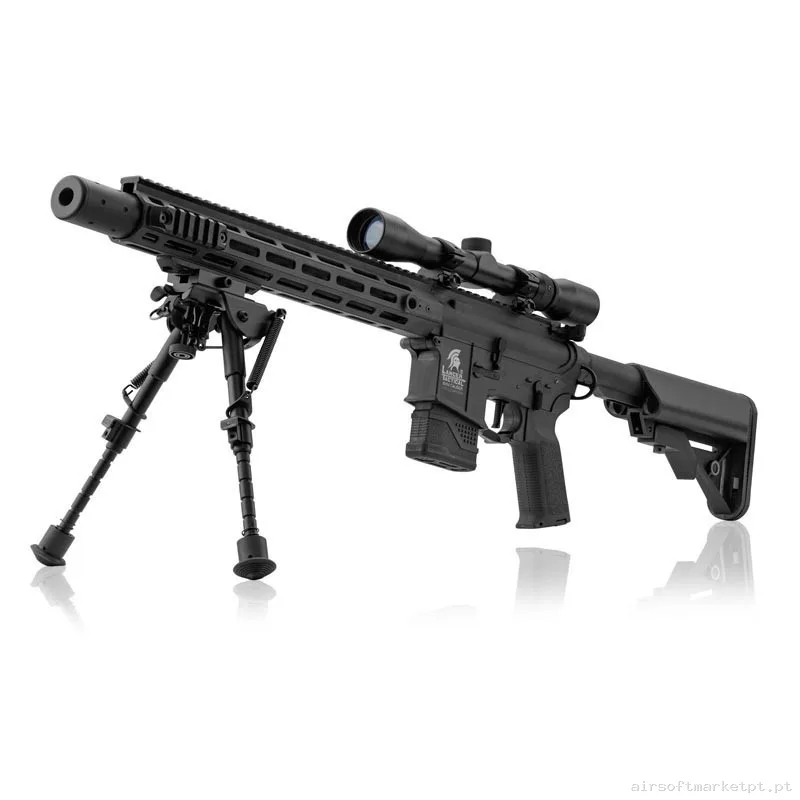 Fusil Lt-32 Dmr Lancer Tactical Negro + Mira + Bipode — Rifles de Assalto (AR/M4/AK) — Airsoft Market PT (foto 2)