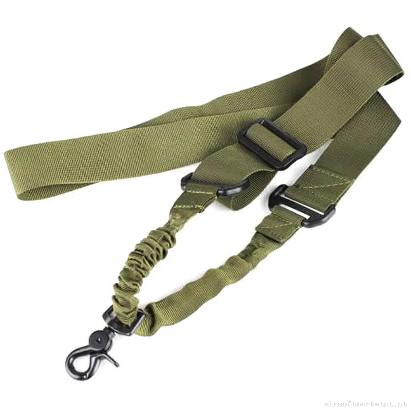 Correa Tática 1 Ponto Combat Zone verde od — Gear Táctico — Airsoft Market PT