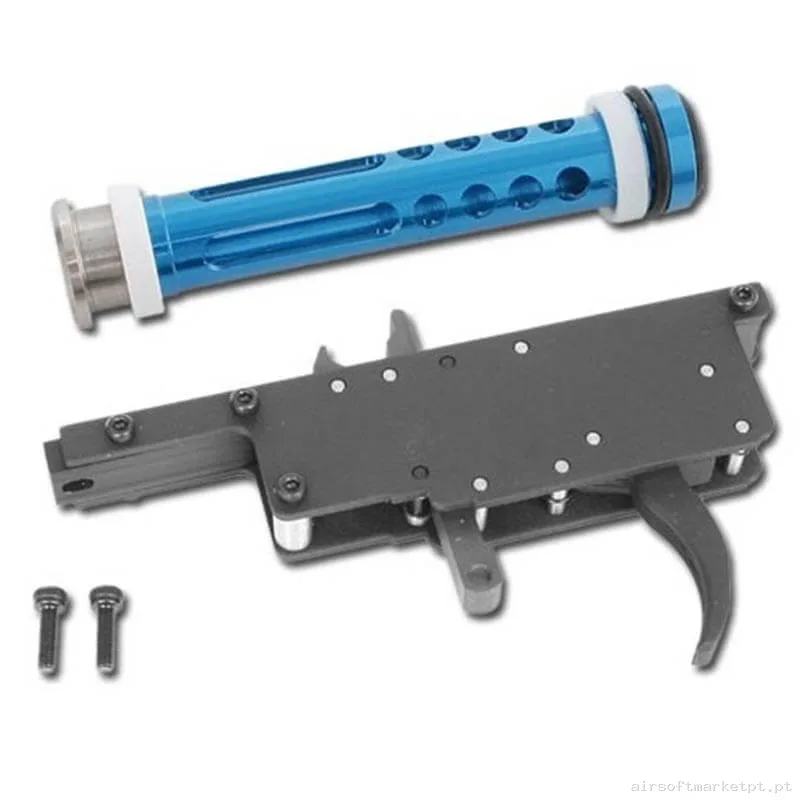Interno Gatilho Completo Reforçado VSR-10 Action Army B01-011 con Pistão Reforçado 90º — Peças Internas (AEG) — Airsoft Market PT