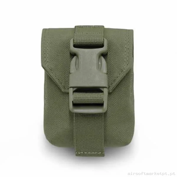 Pouch Portagranada Warrior Assault Single Frag Grenade Gen.2 verde od — Coletes & Rigs — Airsoft Market PT