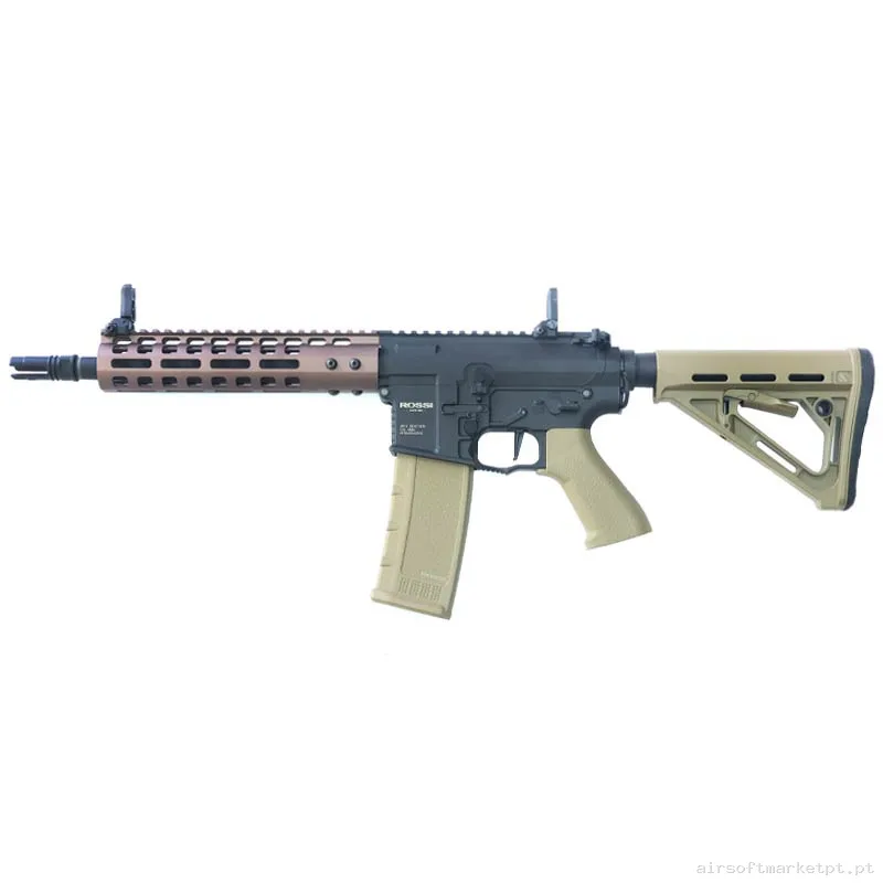 Réplica airsoft AEG M4 Rossi Sentinel Epsilon negra/Tan — Rifles de Assalto (AR/M4/AK) — Airsoft Market PT