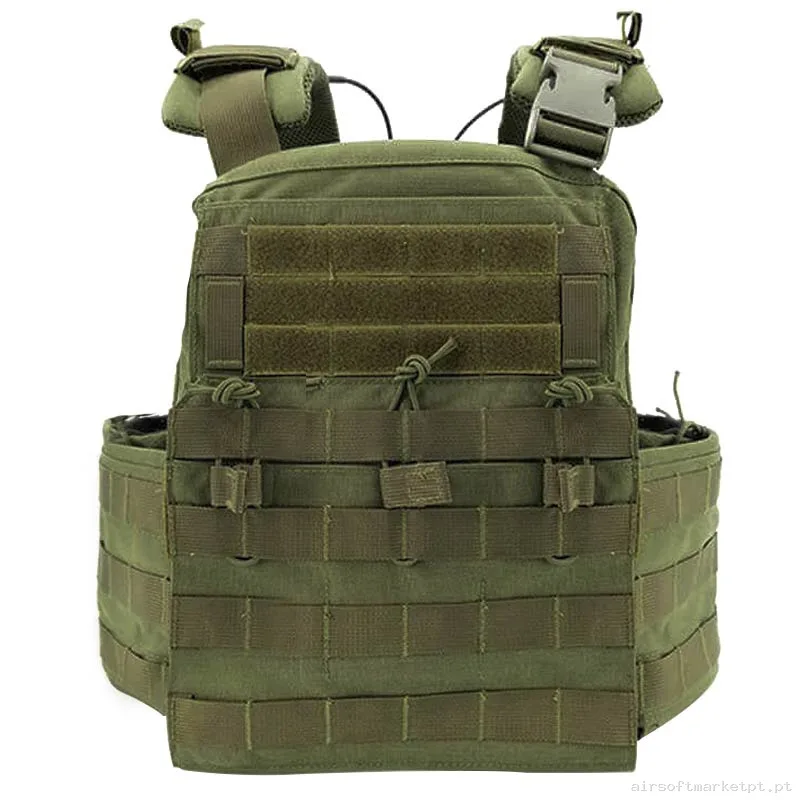 Colete Apc Conquer verde od — Coletes & Rigs — Airsoft Market PT