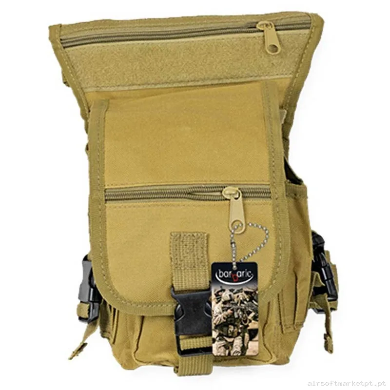 Riñonera Pernera Barbaric Nylon 600d 34898-Co coyote — Gear Táctico — Airsoft Market PT
