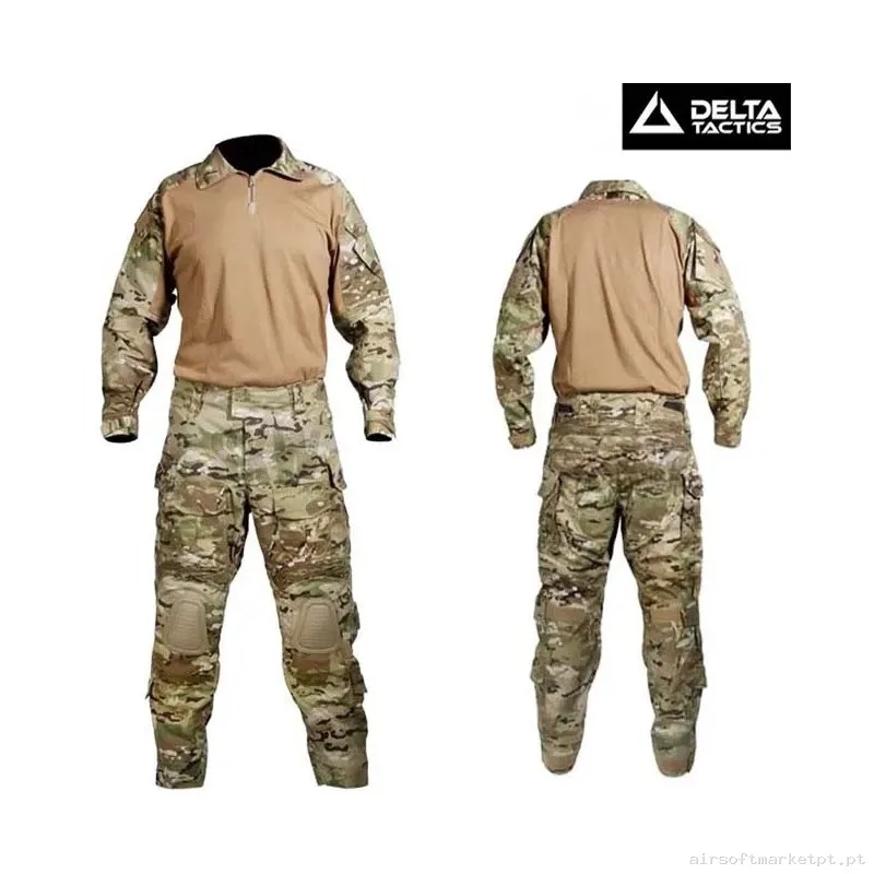 DELTA TACTICS UNIFORME DE COMBATE MULTICAM - XXL — Vestuário (Fardas) — Airsoft Market PT