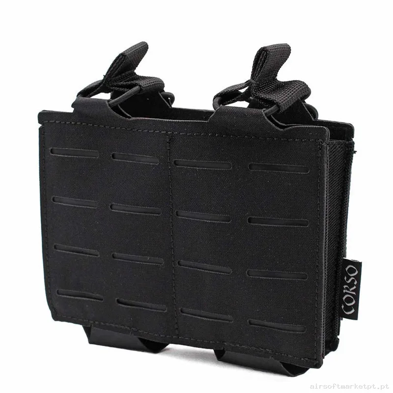 Pouch Corso Cargador G36 Doble Dagger Láser Negro — Coletes & Rigs — Airsoft Market PT