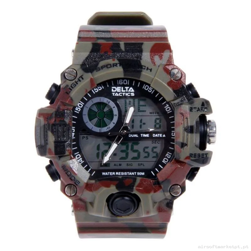 Relógio Tático Delta Tactics Camo — Outros — Airsoft Market PT