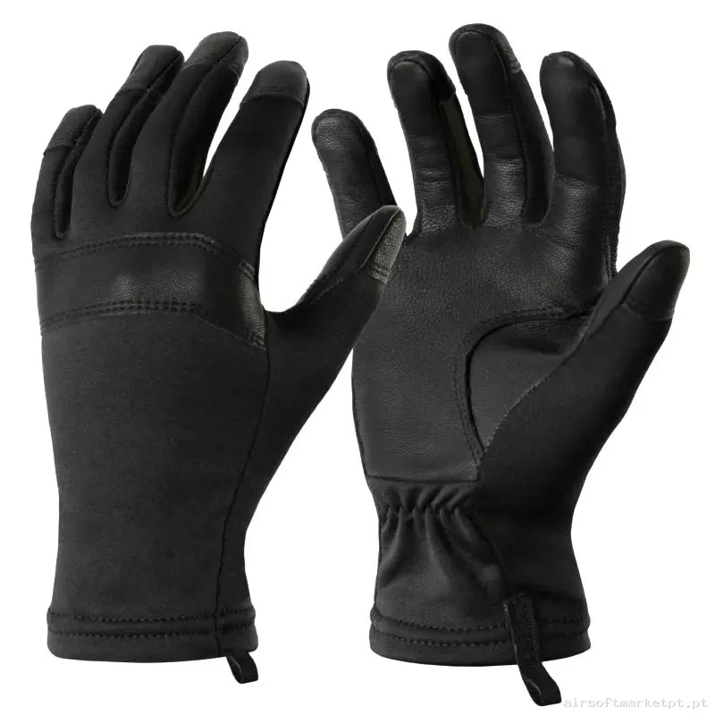 Luvas Helikon-Tex Patrol Gloves preto — Gear Táctico — Airsoft Market PT