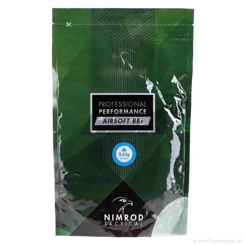 BBs 0.20g Nimrod Professional Performance 1kg Brancas — Munição (BBs) — Airsoft Market PT