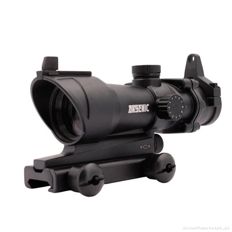 Visor Red Dot Acog Arsenic Argon AS30F negro — Miras & Ópticas — Airsoft Market PT