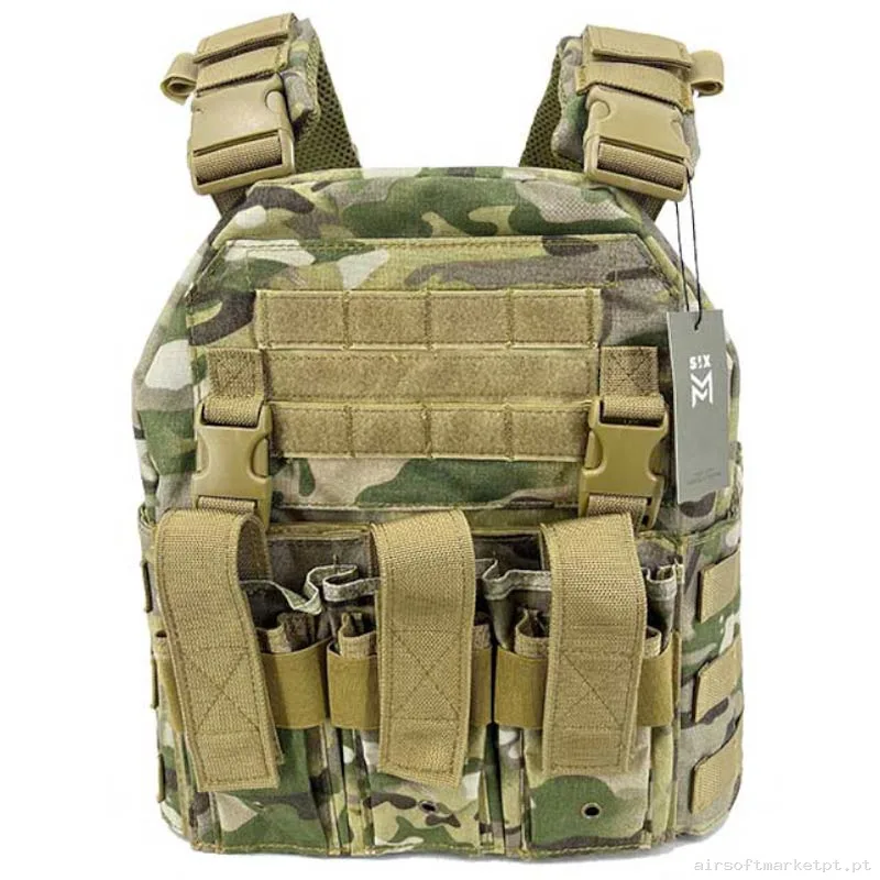 Colete Sixmm 036m Estilo multicam — Coletes & Rigs — Airsoft Market PT