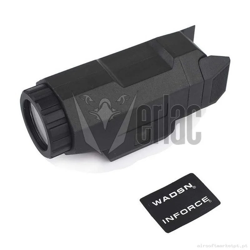 LINTERNA PARA PISTOLA WADSN ESTILO APL NEGRA — Lanternas & Lasers — Airsoft Market PT