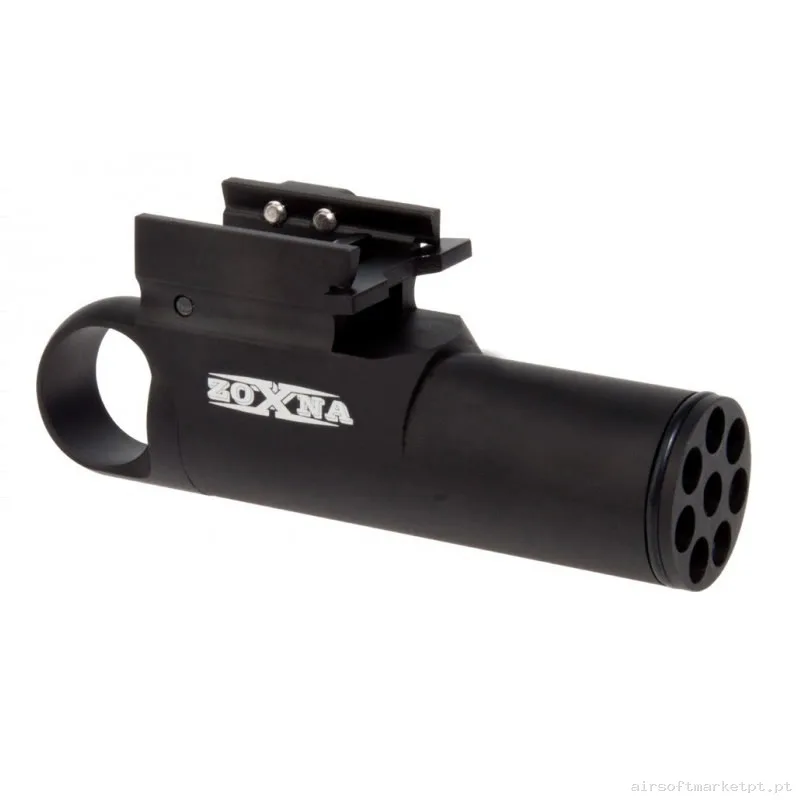 Lança Granadas Mini Launcher V2 Zoxna 40 Bbs preto — Grenades & Lançadores — Airsoft Market PT