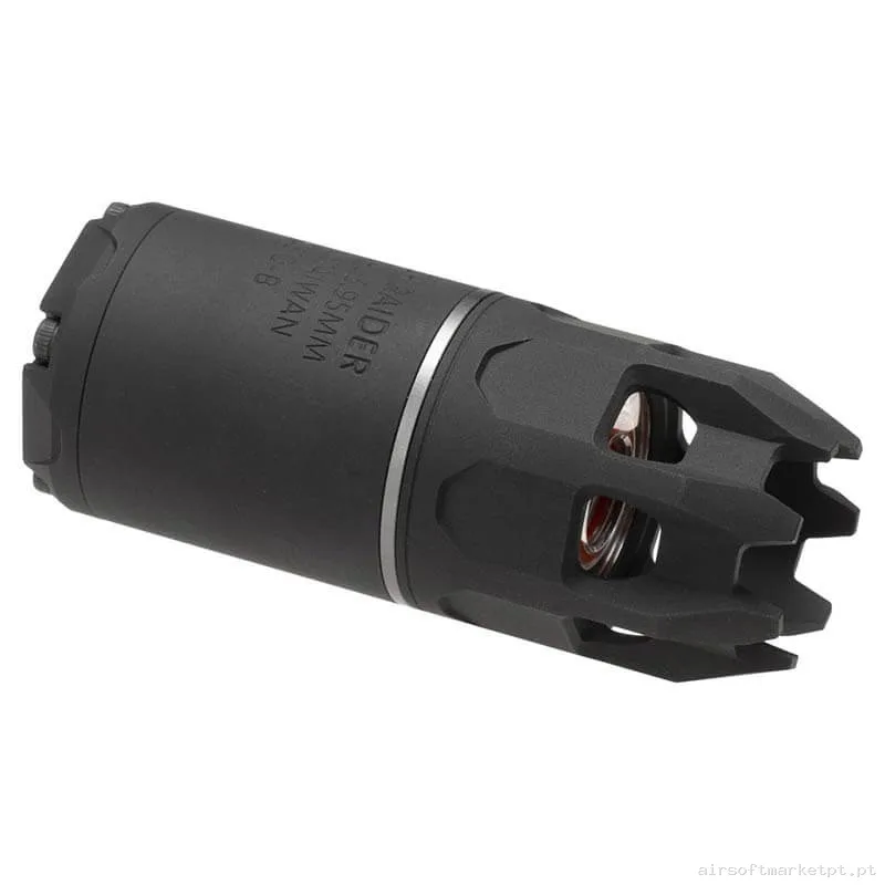 Externo Supressor Trazador Acetech Raider com Blaster M negro (Simulador de Fogonazo) — Acessórios & Componentes — Airsoft Market PT