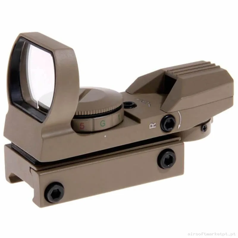 Mira Ponto Vermelho Reflex Duel Code Samurai tan — Miras & Ópticas — Airsoft Market PT