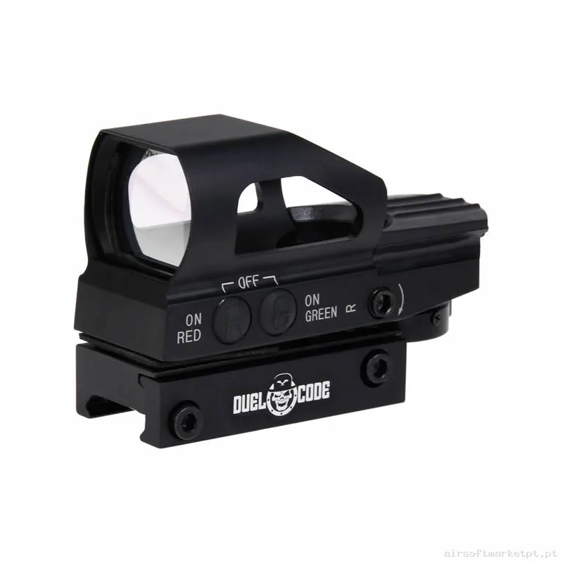 Mira Ponto vermelho Duel Code S1 negro — Miras & Ópticas — Airsoft Market PT