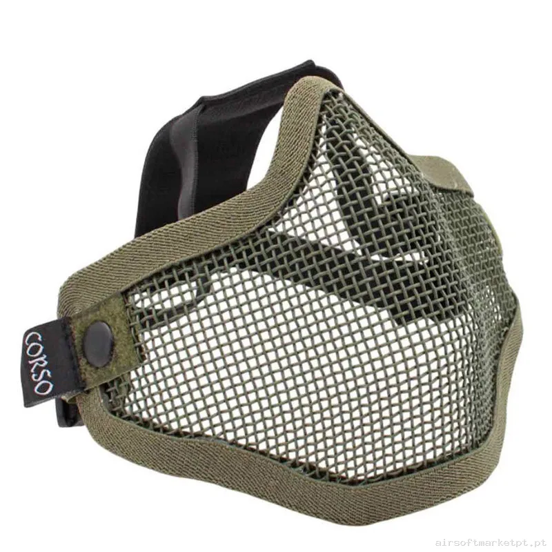 Máscara Airsoft Corso MK1 OD — Proteção Ocular & Facial — Airsoft Market PT