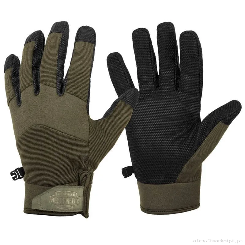 Luvas Helikon-Tex Impact Duty Winter Mk2 verdes od/Preto — Gear Táctico — Airsoft Market PT