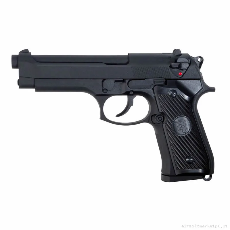 Réplica GBB Pistola Beretta M9 Kj Works Km9 Full Metal negra — Pistolas — Airsoft Market PT