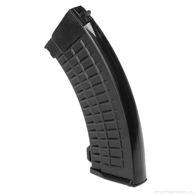 Magazine Réplica Midcap Ak LCT PK-251 130 Bbs Polimero negro — Carregadores / Magazines — Airsoft Market PT