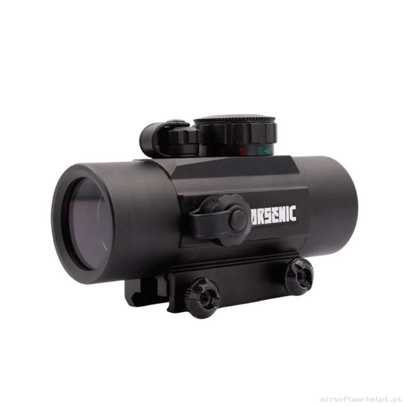 Visor Red Dot Arsenic Argon AS30 1X30 Multi-reticula negro — Miras & Ópticas — Airsoft Market PT (foto 2)