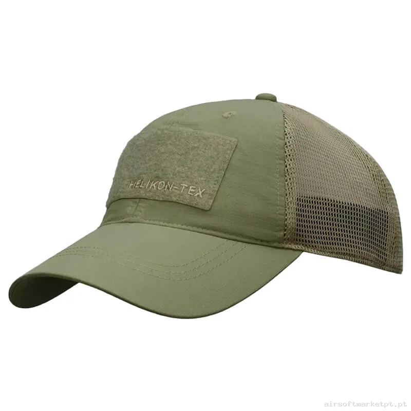 Gorra Beisbol Velcro Helikon-Tex Technical Trucker Cap verde od — Proteção Ocular & Facial — Airsoft Market PT
