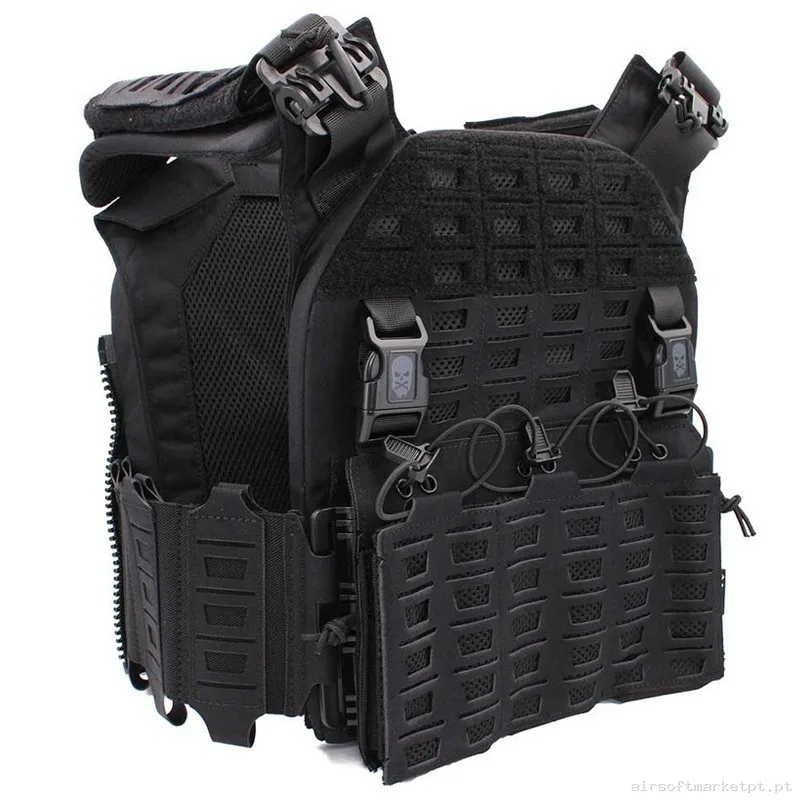 Chaleco Corso Drake MK4 Negro — Coletes & Rigs — Airsoft Market PT