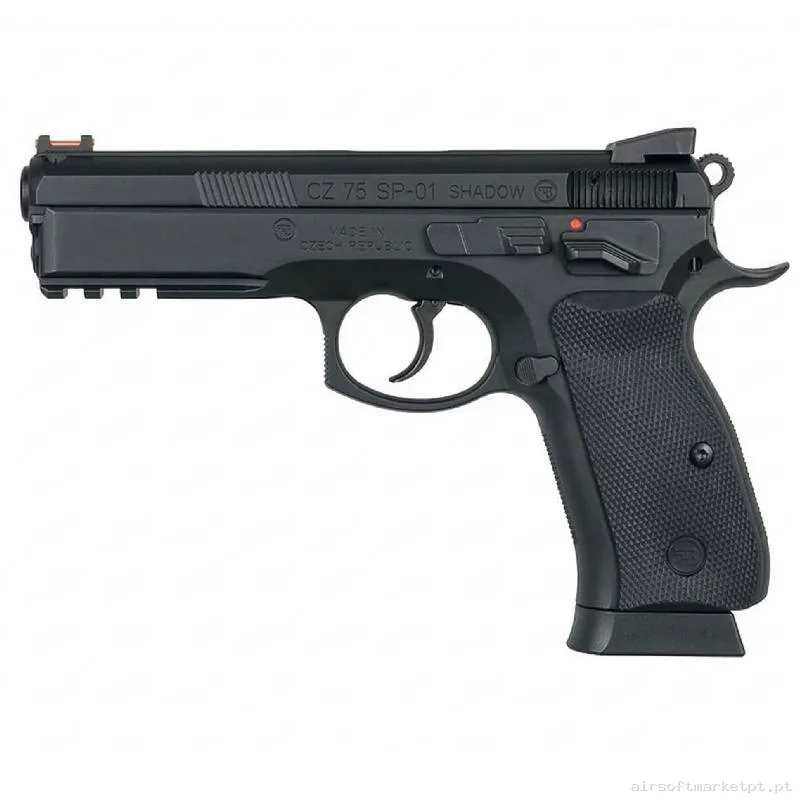 Airgun CO2 4.5mm Pistola ASG Cz SP-01 Shadow preta — Pistolas — Airsoft Market PT