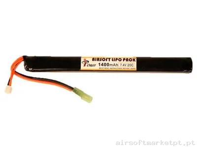 Batería LI-PO 7,4/1400 iPower — Baterias & Carregadores — Airsoft Market PT