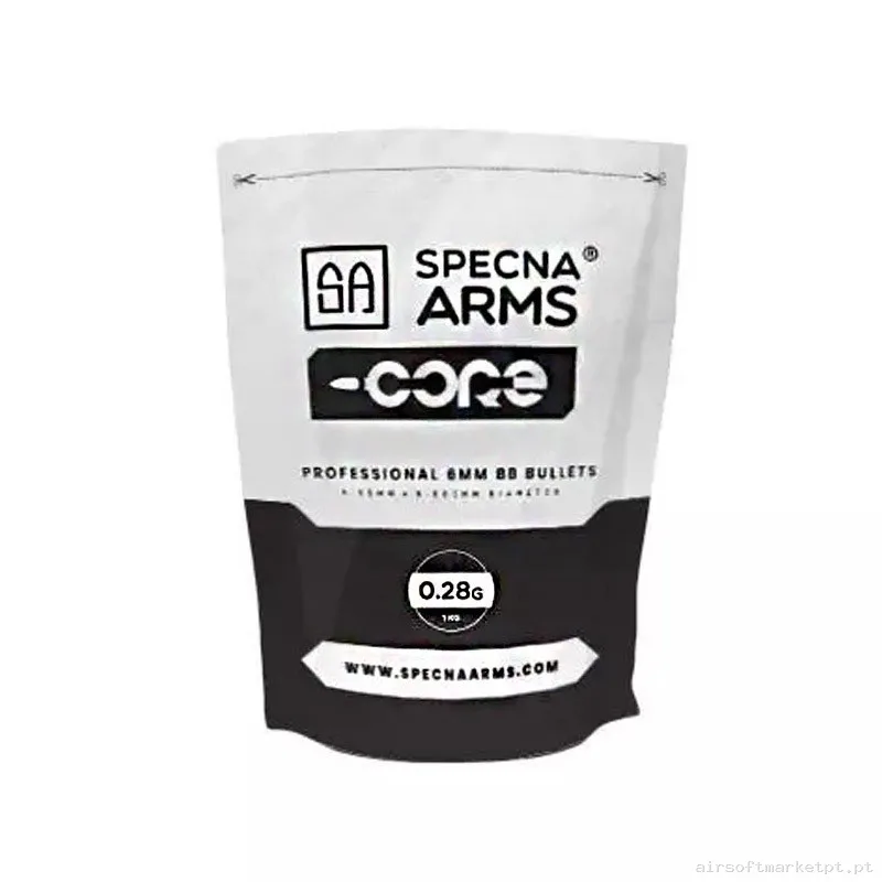 Bolas Specna Arms Core 0.28g No Bio 1kg Blanca — Munição (BBs) — Airsoft Market PT
