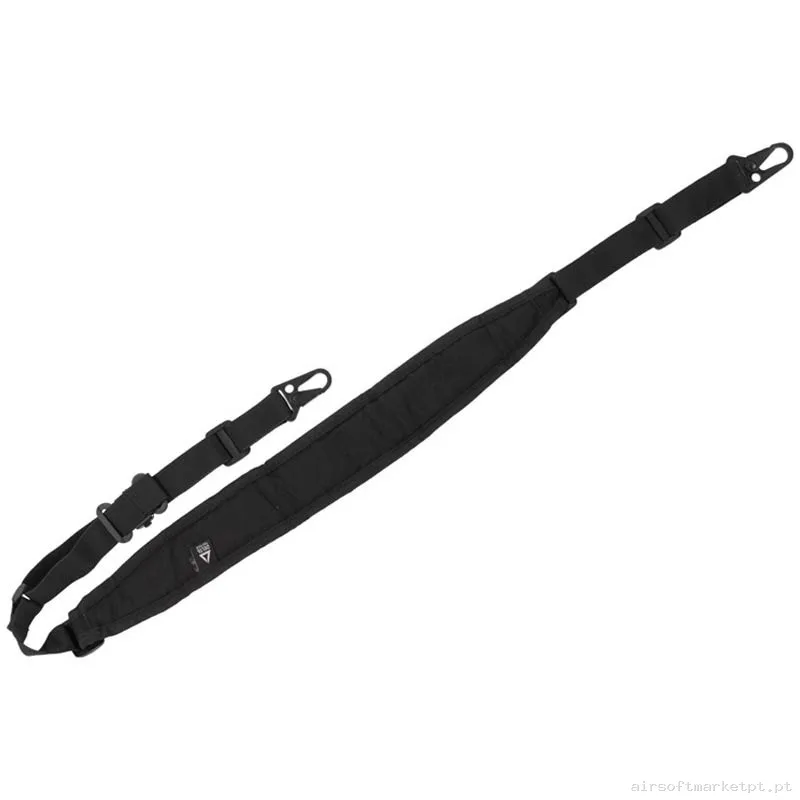 Correia Tática 2 Pontos Delta Tactics Echo Sling preta — Gear Táctico — Airsoft Market PT