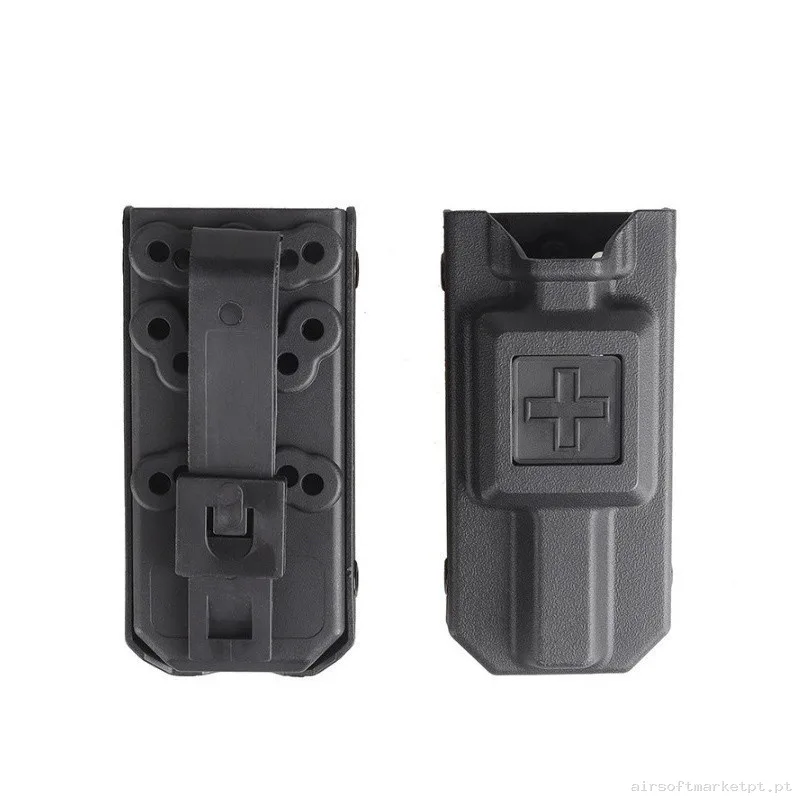 Pouch Rígido Porta Torniquete Negro BL08 — Coletes & Rigs — Airsoft Market PT