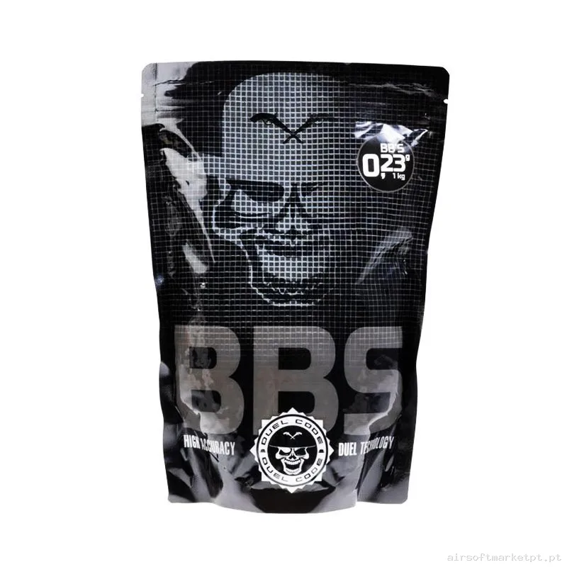 BOLAS DUEL CODE 0,23 G BLANCAS 1KG NO BIO — Munição (BBs) — Airsoft Market PT