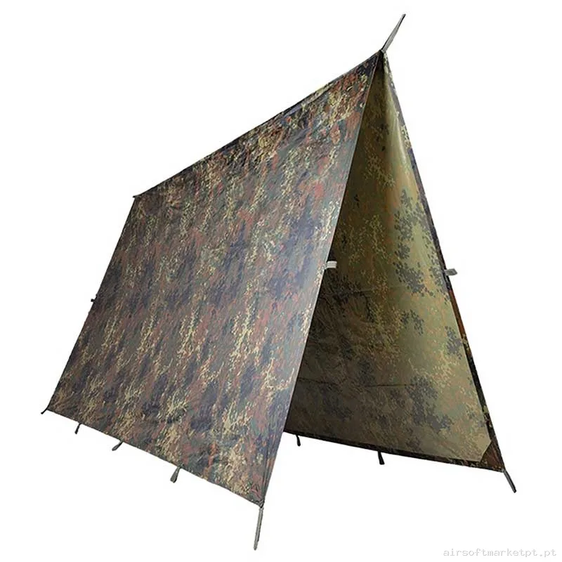 Toldo Universal Táctico Impermeável Mil-Tec 300x300cm Flecktarn — Outros — Airsoft Market PT