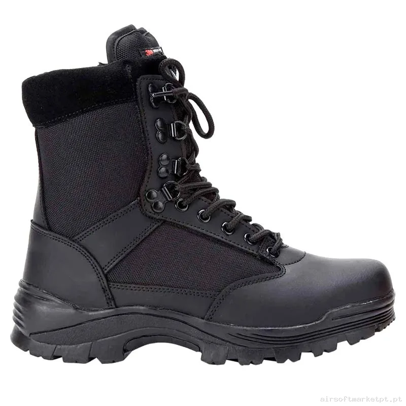 Botas Mil-Tec Tactical Boot Zipper preto — Calçado — Airsoft Market PT