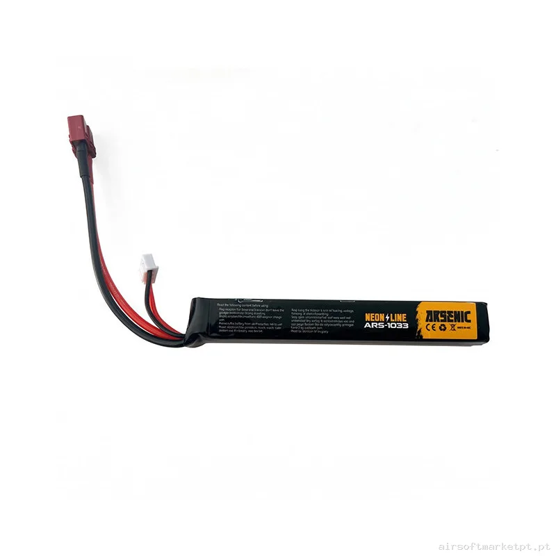 Bateria Lipo Arsenic 11.1v 1450 Mah 25c-50c T-dean — Baterias & Carregadores — Airsoft Market PT (foto 2)