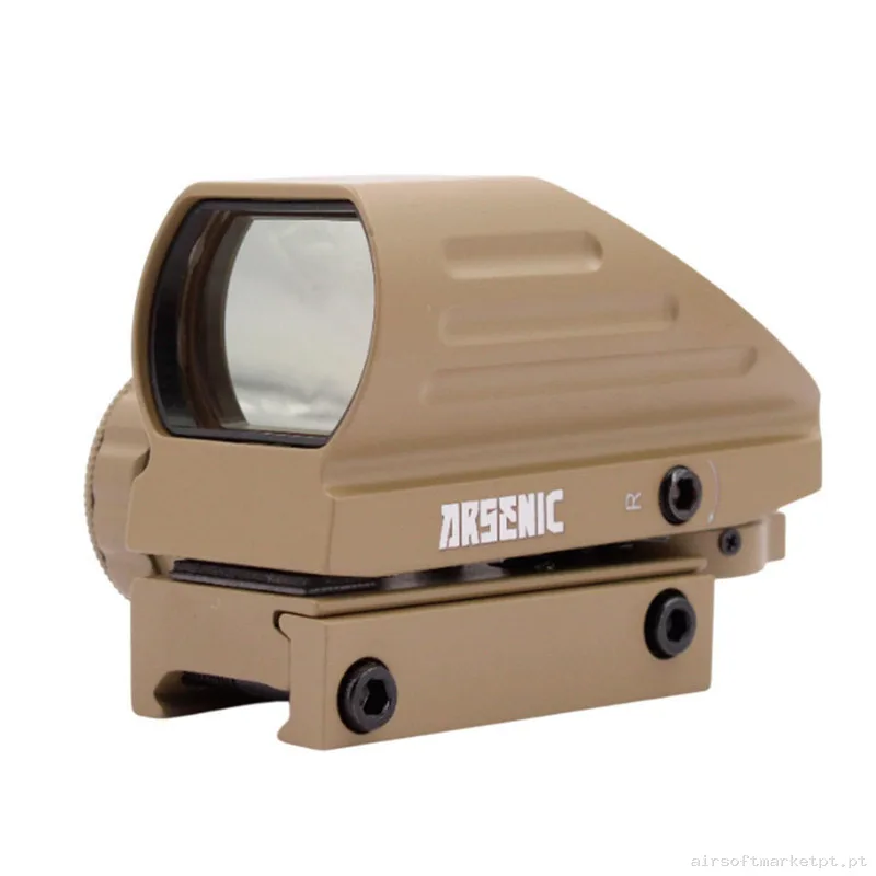 Red dot Multireticula Arsenic Reticular Argon AS103S tan — Miras & Ópticas — Airsoft Market PT