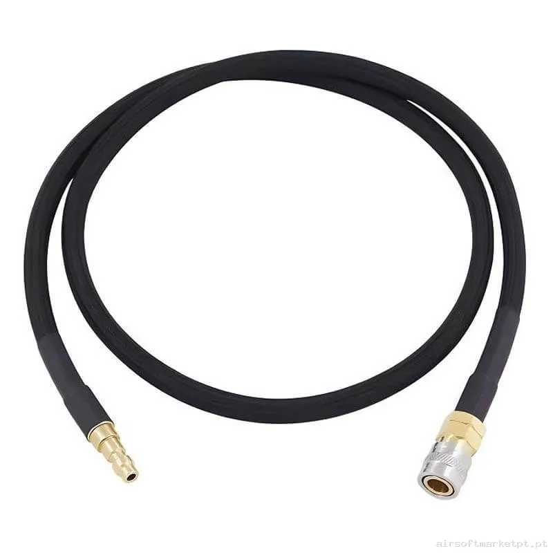 HPA Linha Us-QD Spirit Field Slp Flex Remote Line 40" preto — HPA & Linhas — Airsoft Market PT