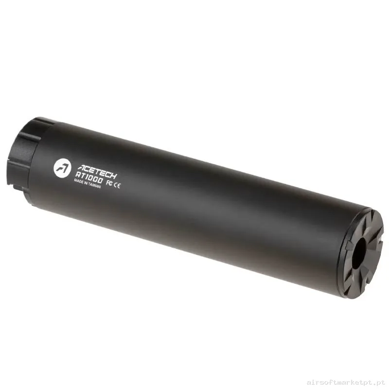 Externo Supressor Trazador Acetech At1000 negro — Acessórios & Componentes — Airsoft Market PT