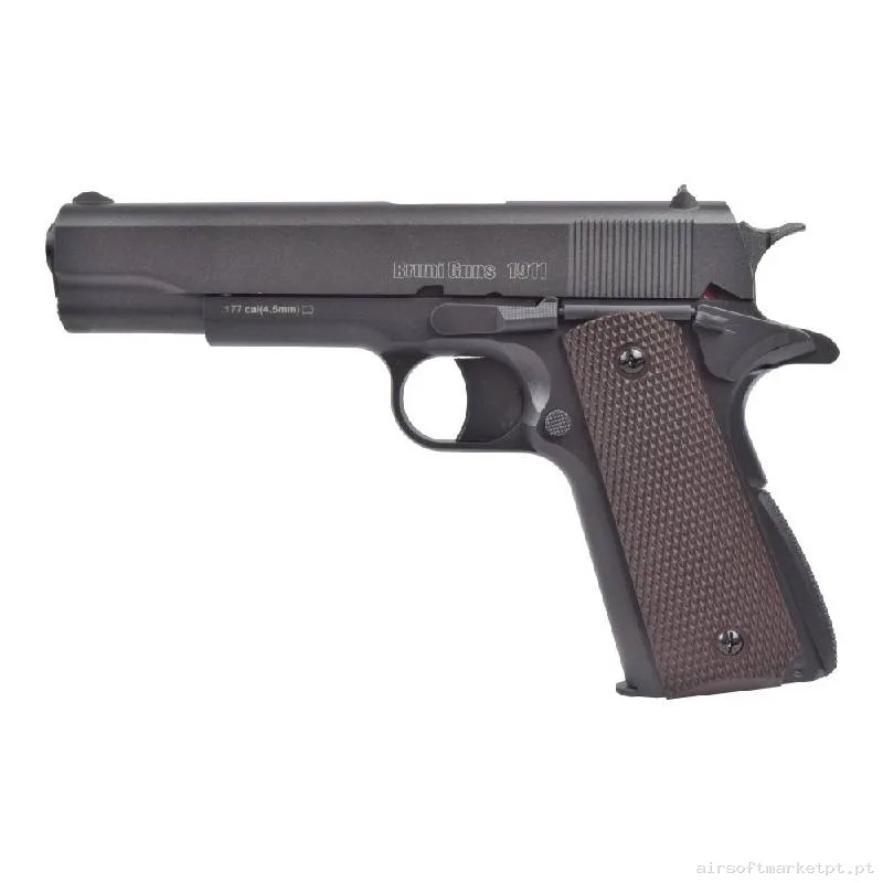 Airgun CO2 4.5mm Pistola Bruni 1911 BR-1911 negra — Pistolas — Airsoft Market PT
