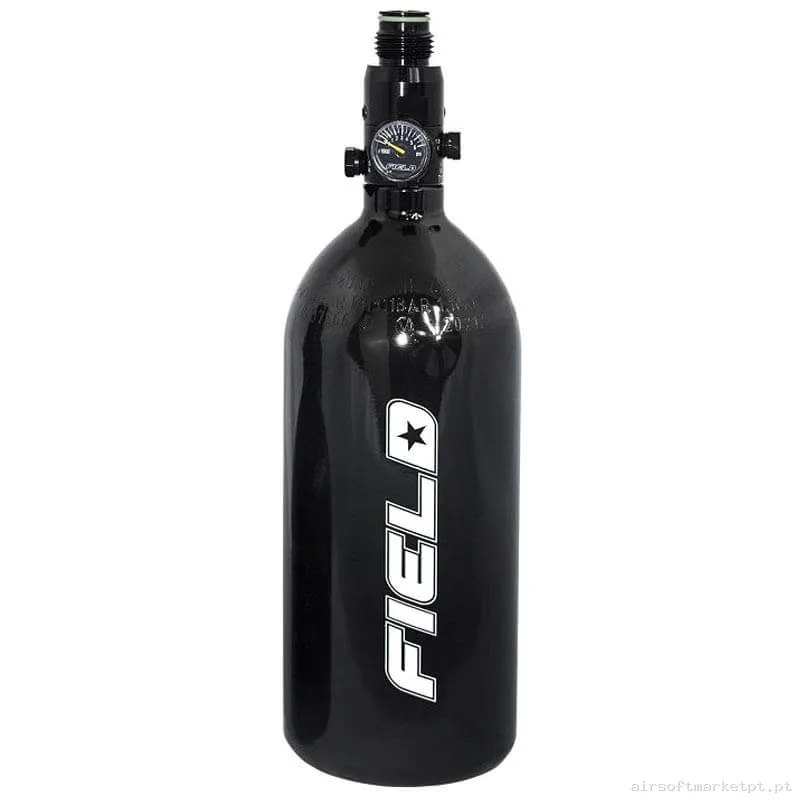 Botella HPA Spirit Field 0.8l 3000 Psi 48 Ci negra — HPA & Linhas — Airsoft Market PT