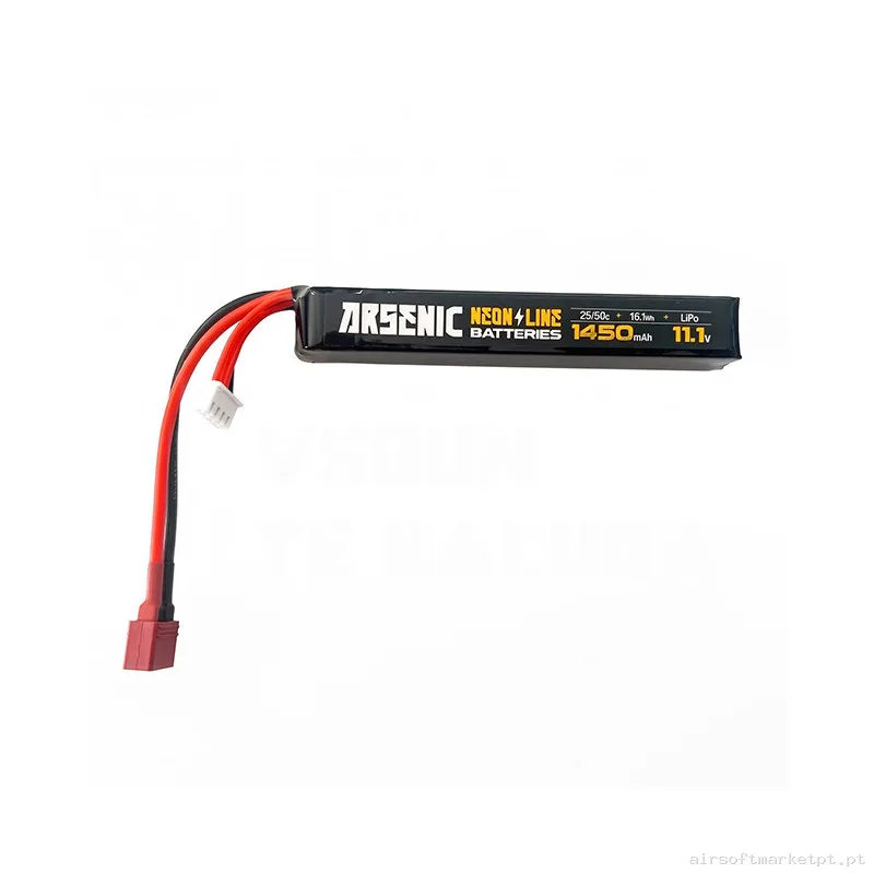Bateria Lipo Arsenic 11.1v 1450 Mah 25c-50c T-dean — Baterias & Carregadores — Airsoft Market PT