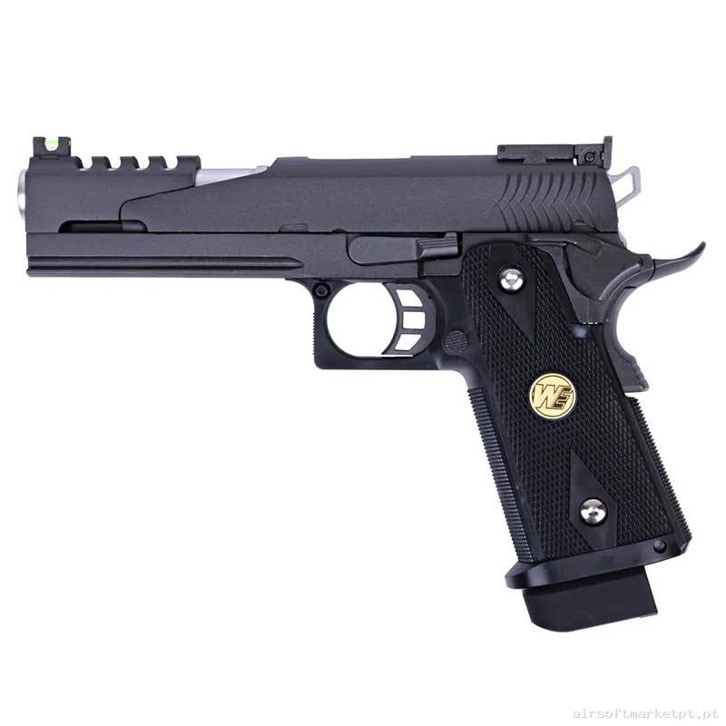 Réplica GBB Pistola Hi-Capa 5.1 WE Black Dragon negra — Pistolas — Airsoft Market PT