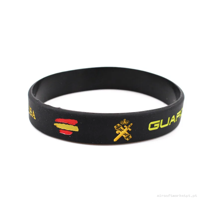 Pulsera Guardia Civil PVC Negra Inmortal Warrior — Outros — Airsoft Market PT (foto 2)