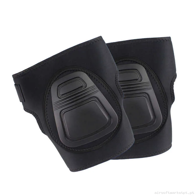 Joelheiras Wosport PA-12-BK Negras — Vestuário (Fardas) — Airsoft Market PT