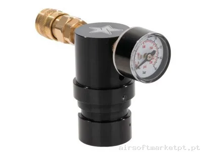 Micro Regulador HPA G2 0-200psi Foster Spirit Field — HPA & Linhas — Airsoft Market PT