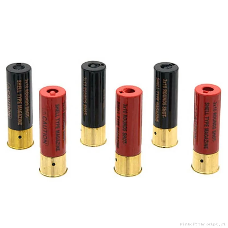 Cartuchos Shotgun Double Eagle M56 30 Bbs Pacote 6u — Carregadores / Magazines — Airsoft Market PT